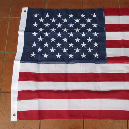 アメリカから入荷！高級感溢れる刺繍仕様！ビッグサイズ！アメリカ国旗